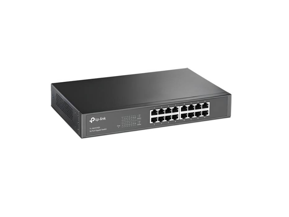 TP-LINK 16-Port Gigabit Desktop/Rackmount Switch - TL-SG1016D