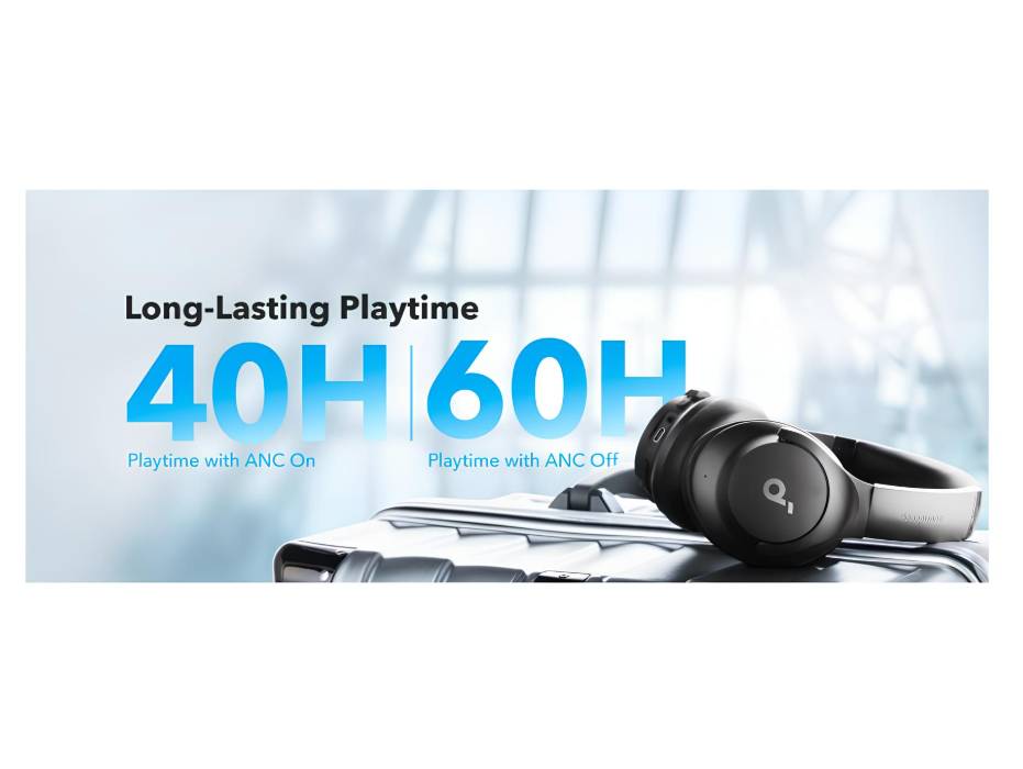 Anker Q20i Hybrid Active Noise Cancelling Wireless Headphones