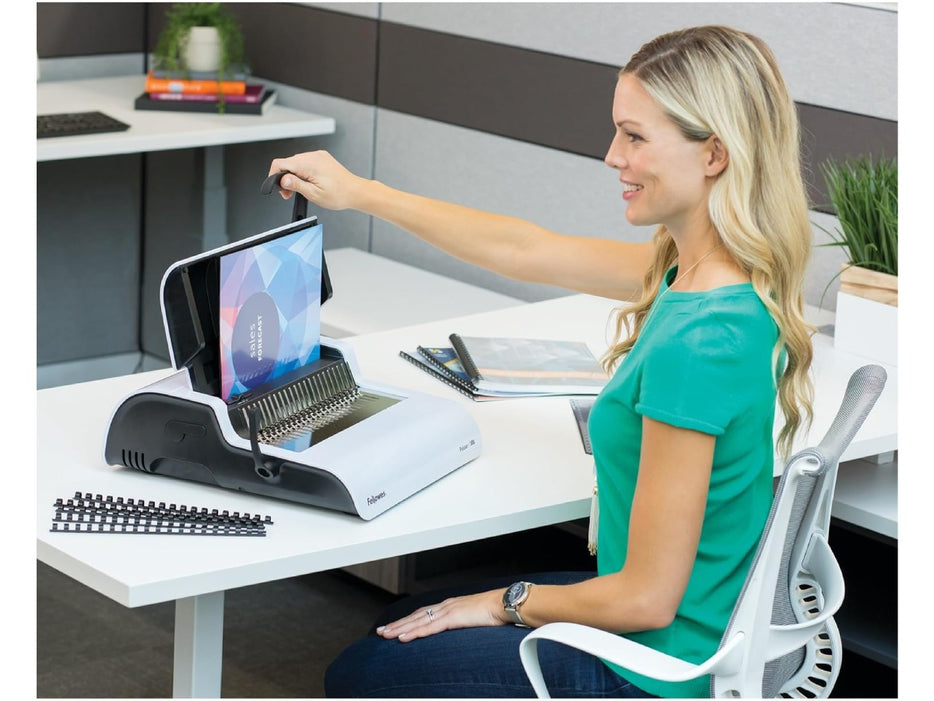 Fellowes Pulsar+ 300 Manual Comb Binding Machine