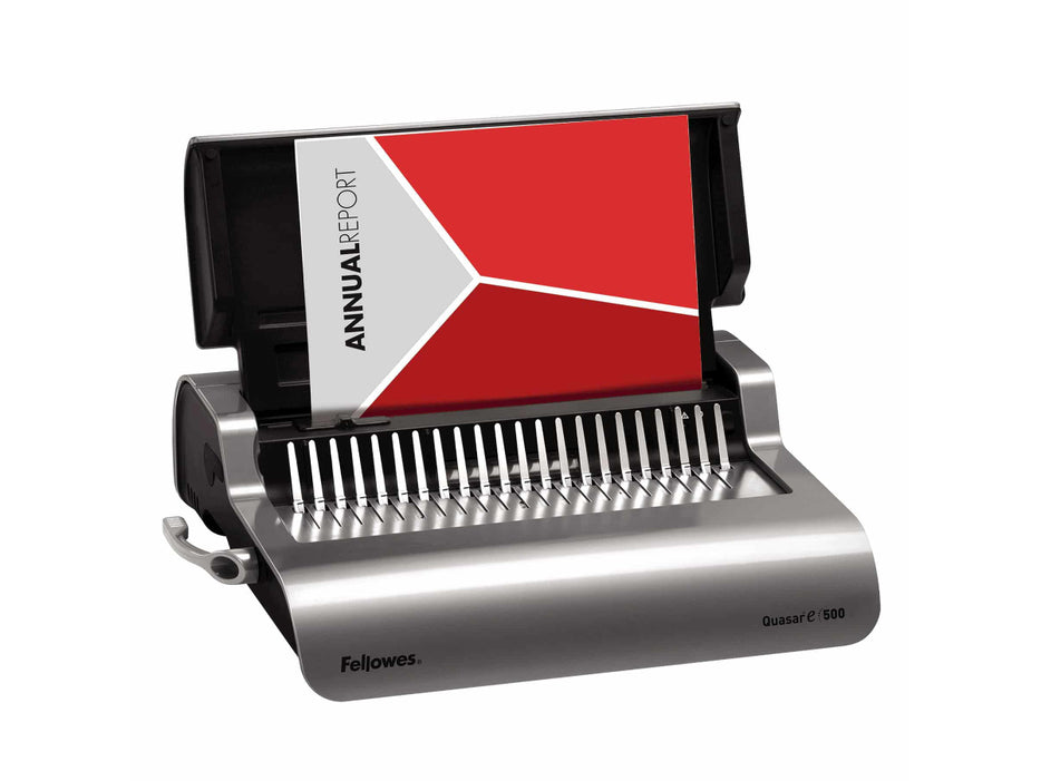 Fellowes Quasar E 500 Electric Comb Binding Machine