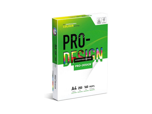 Pro Design Color Laser Copy Paper, White, A4 Size, 160gsm, 250sheets/ream - Altimus