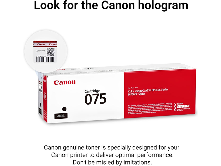 Canon 075H High Yield Black Toner Cartridge