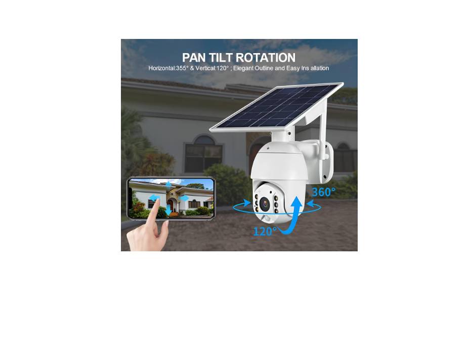 CRONY RBX-S10 Low power 4G solar camera, 5mp 1080P HD Solar Panel Outdoor Surveillance CCTV Camera