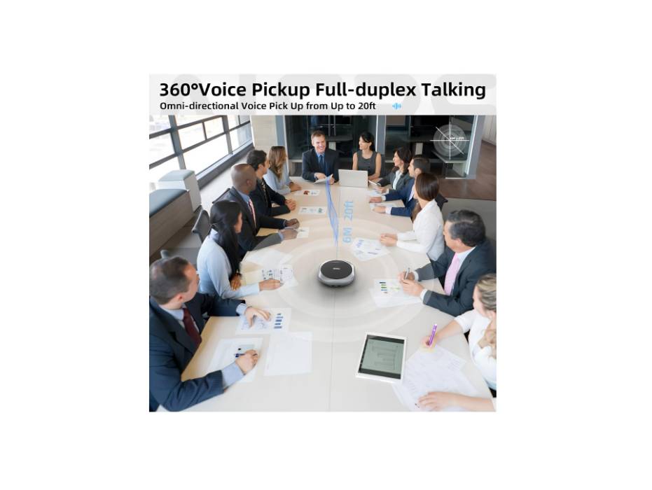 AISPEECH AI Transcription Microphone Speaker With microphone pickup, amplification, speech transcription, and real-time subtitles | M6PRO