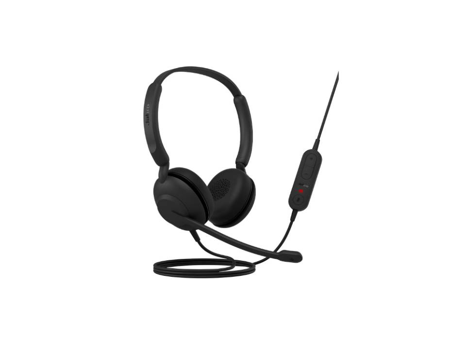 Jabra Evolve 10 Wired Headset with Noise-Cancelling Microphone for PC/Laptop Use – Easy USB-A Setup - TCO Certified