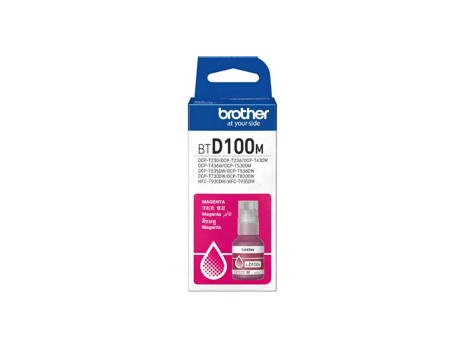 Brother BTD100M Magenta Ink Bottle