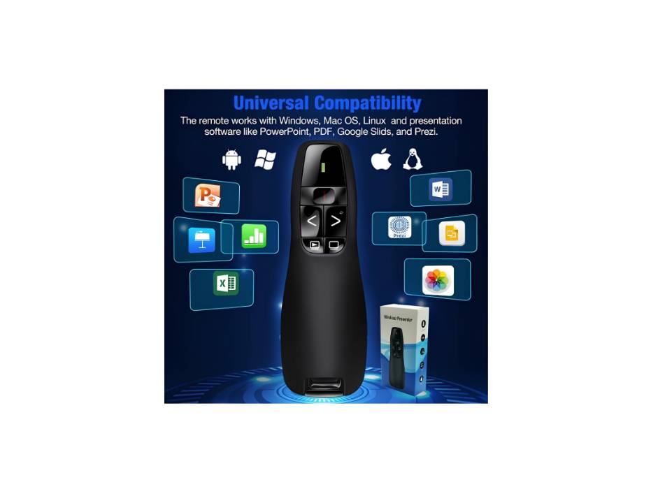 Gnker PowerPoint Presentation Clicker - R400