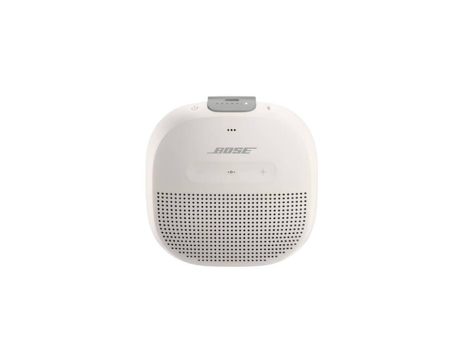 Bose SoundLink Micro Bluetooth Speaker: Small Portable Waterproof Speaker with Microphone, White
