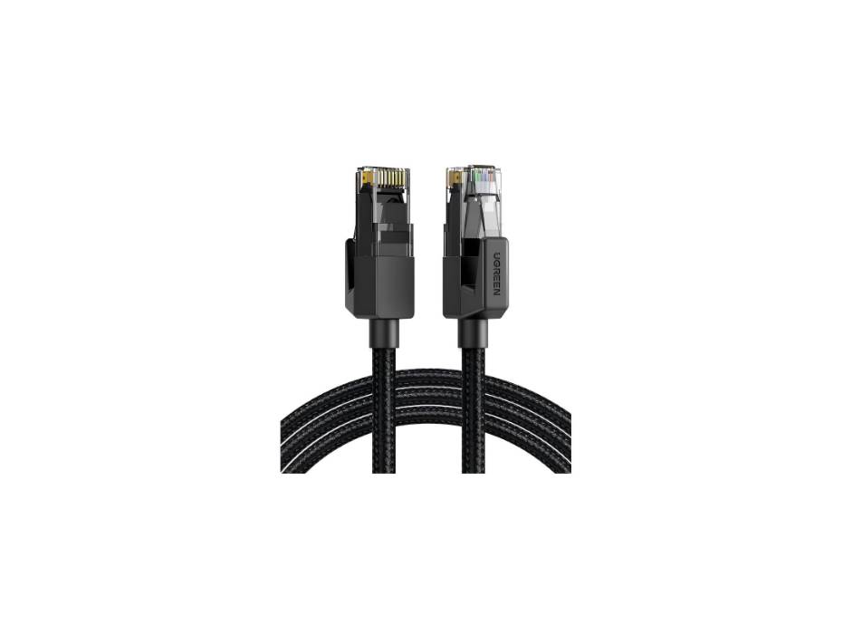 UGREEN Ethernet Cable Cat 6 1M Braided Network Cable 1Gbps High Speed Internet Cable Shielded LAN Cable RJ45 Connector