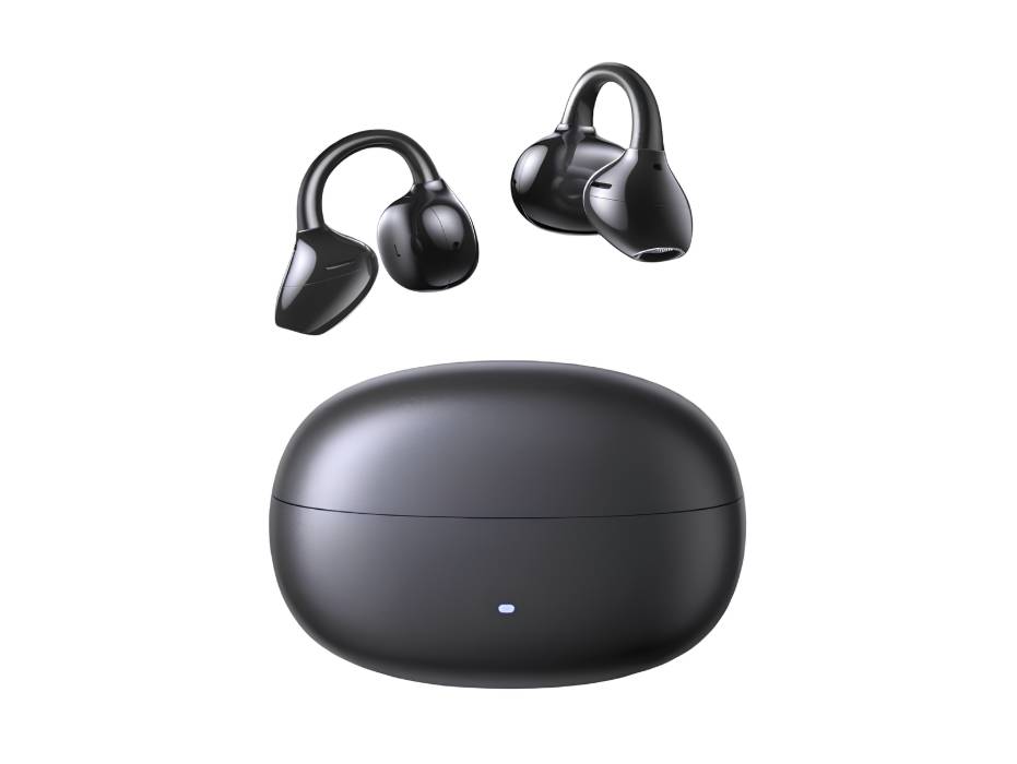 UGREEN ClipBuds Pro, Adaptive ANC Open-ear Wireless Headphones with 6 Mic AI Clear Call, Hi-Res Sound Deep Bass Earbuds Clip on Earphones