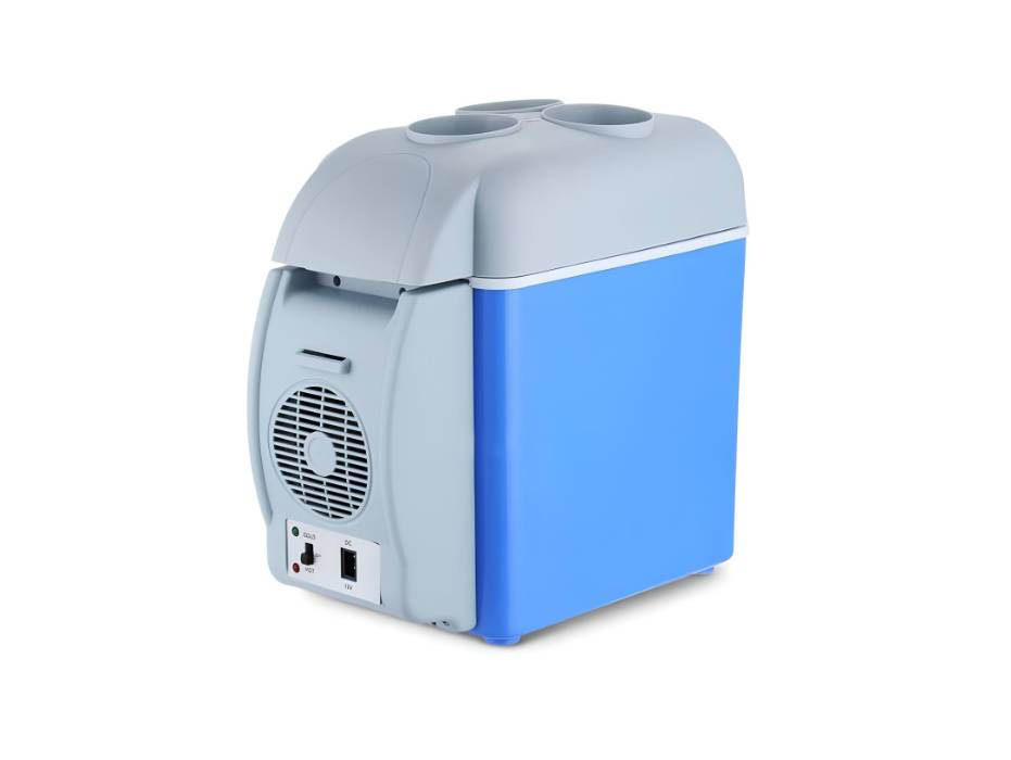 Car Icebox 7.5L Dual Function Mini Car Refrigerator Food and Beverage Cooler and Warmer