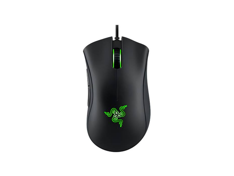 Razer DeathAdder Essential Gaming Mouse: 6400 DPI Optical Sensor - 5 Programmable Buttons - Mechanical Switches - Rubber Side Grips