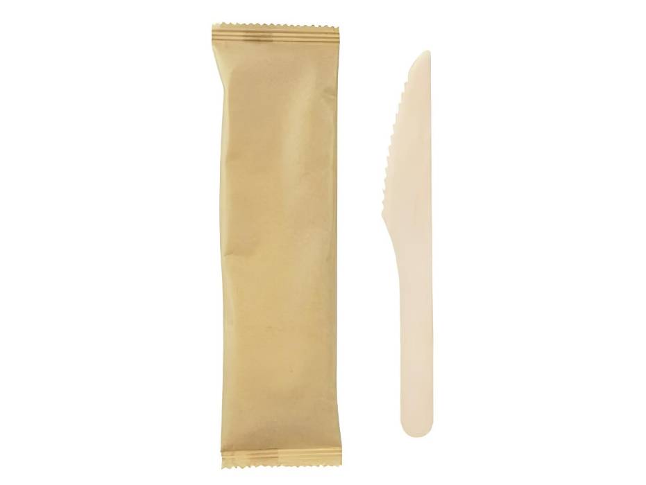 Wooden Knife Individually Wrapped 500 Pieces