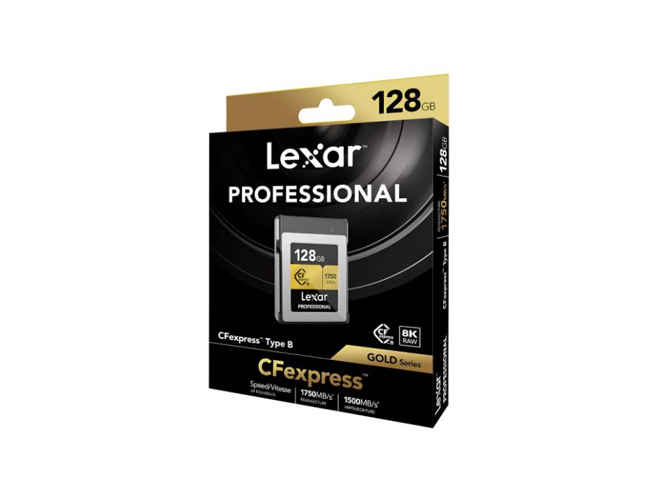 Lexar Professional 128GB CF Express Type-B Card, Up to 1750MB/S Read and 1500MB/S Write