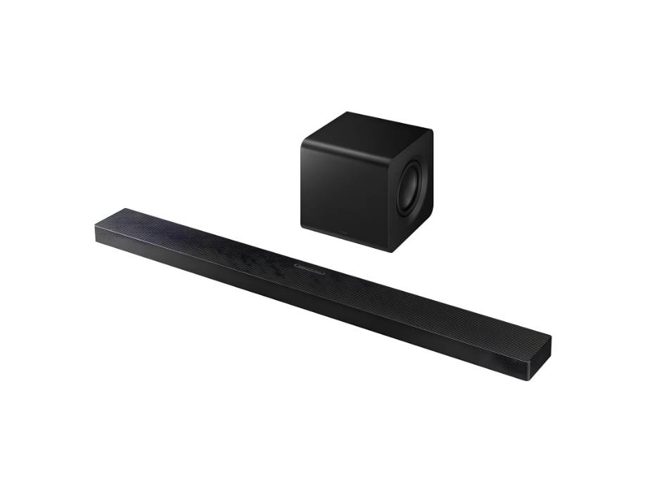 Samsung Q-series Soundbar, QS700F, 3.1.2 ch, Subwoofer, Convertible Fit, True 3.1.2ch Sound, Wireless Dolby Atmos, Q-Symphony, HW-QS700F/ZN