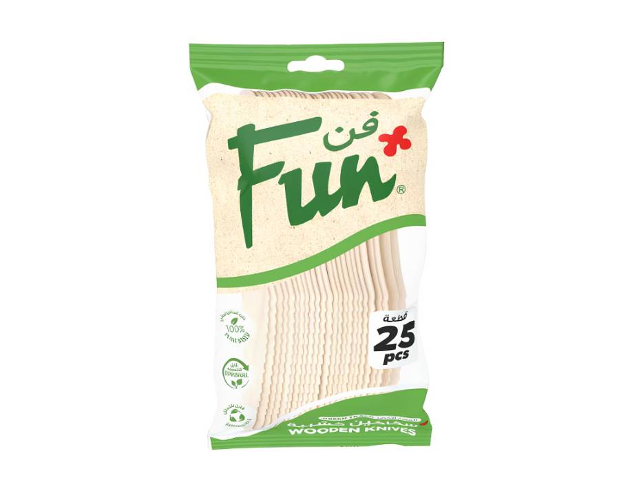 Fun Wooden Knives 6.5in, Pack of 25