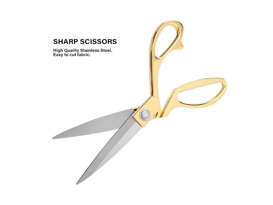 Stainless Steel Professional 10.5in Tailor Scissors