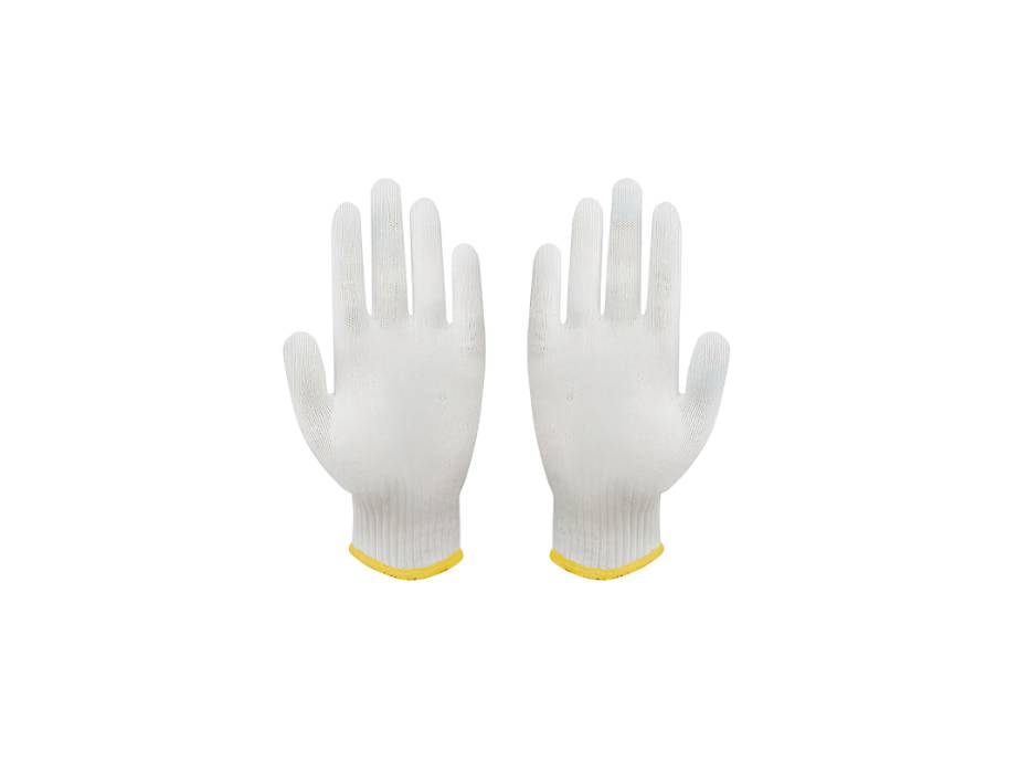 Valpro Knitted Cotton Gloves, Bleach White 840 GMS