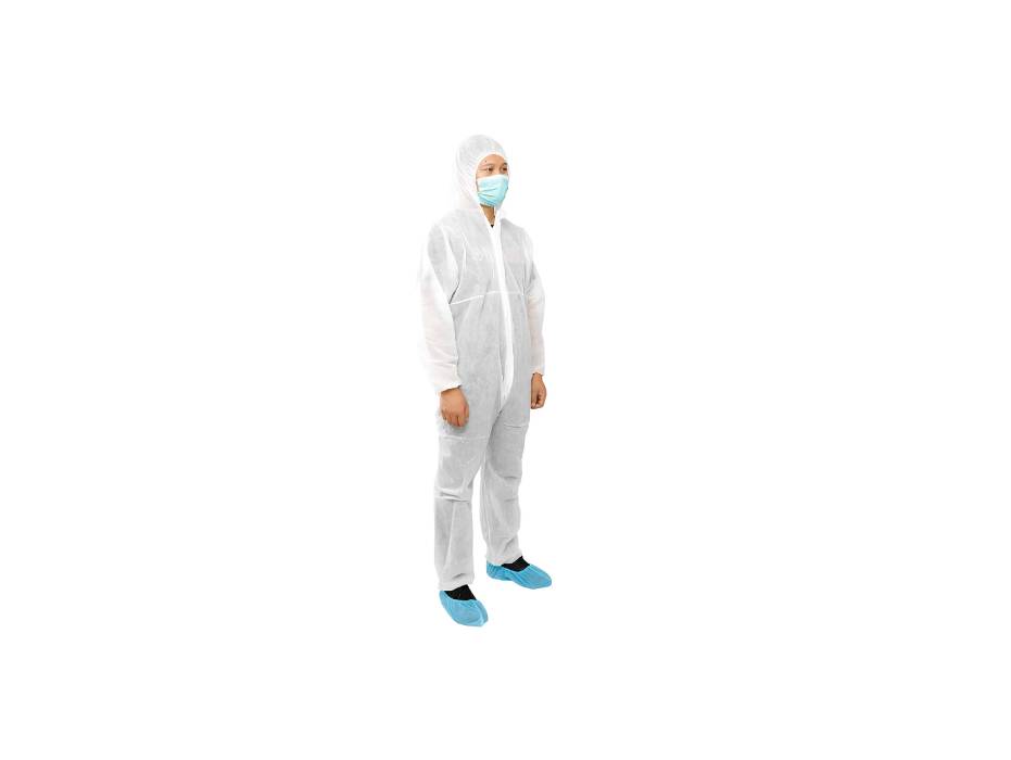 Empiral Disposable Coveralls, Disposable 40 gsm, Large
