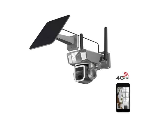 CRONY Y7B 4G-4K-8MP Solar Dual-lens Continuous Zoom Camera