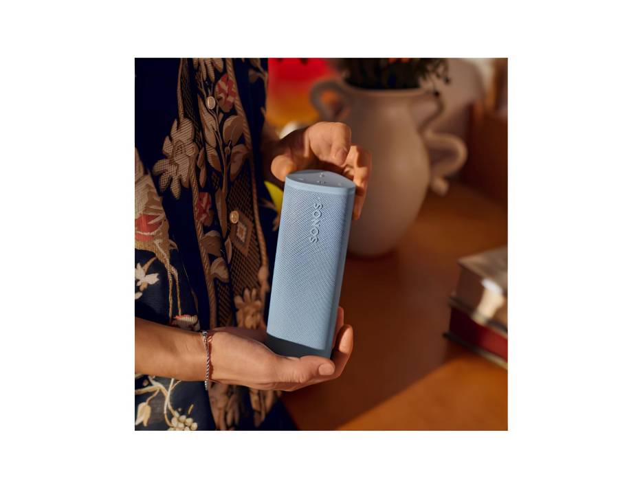Sonos Roam 2 - Lightweight Portable Waterproof Speaker with Bluetooth, WiFi, 10 hour battery life and Voice Control for Home and Outdoor Use, Wave