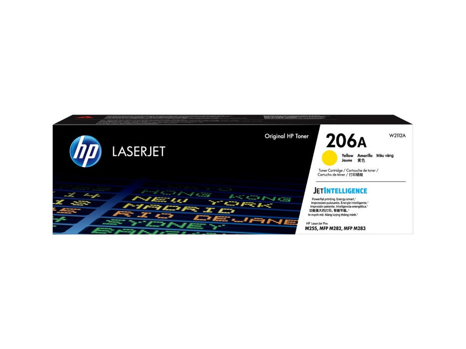 HP 206A Yellow Original Laser Toner Cartridge (W2112A)