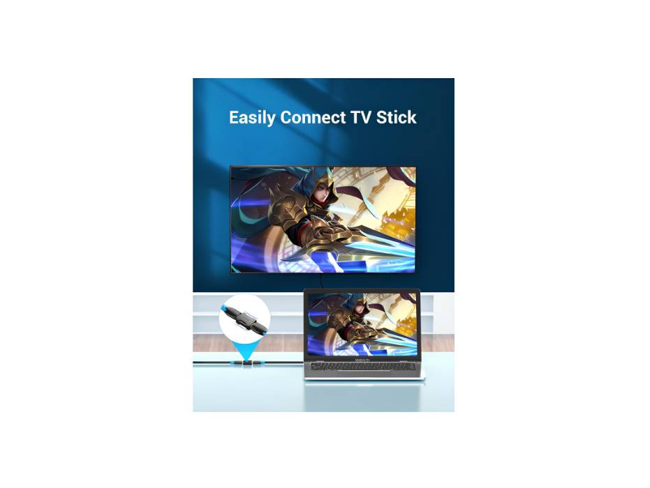 Vention Airbo HDMI Female to Female Coupler Adapter, HDMI 2.0 4K Connector – Pack of 2