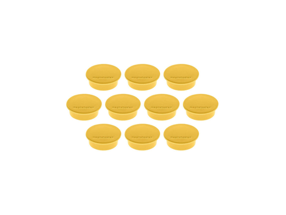 Magnetoplan Discofix Magnet 10pcs-pack Yellow - COP 1662002