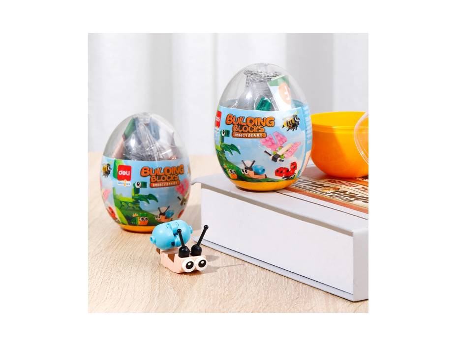 Deli EH740 Building Blocks 12 Models ASST. – Creative Building Fun with Smooth, Precise Pieces