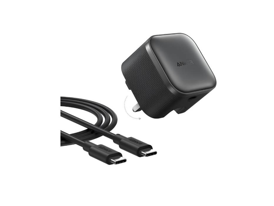 Anker Nano 45W Type C Fast Charging Charger, Compact and Foldable Plug for Samsung Galaxy S25 Ultra/S24 Series, iPhone 17 Series, MacBook, Pixel 9, iPad (6 ft Cable Included)