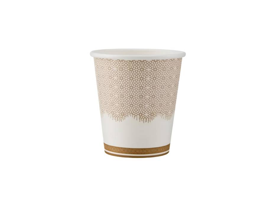 Ramadan Design Printed White Paper Cup 6.5oz, Pack of 50