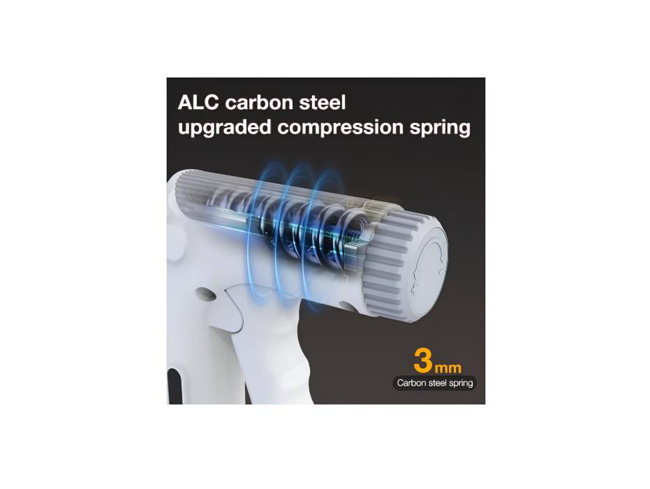 Agnite ER025-WH Adjustable Hand Gripper | 7-80kg Resistance | Strength Training Grip Exerciser – White