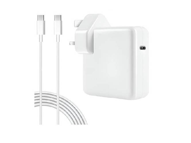 Pritzker 96W USB-C Fast Charger Replacement Type C Power Adapter, Included USB C to C Cable 2m