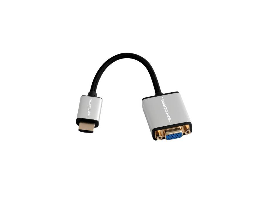 SPEIRAL HDMI TO VGA ADAPTER-1080P RESOLUTION -SPHVA