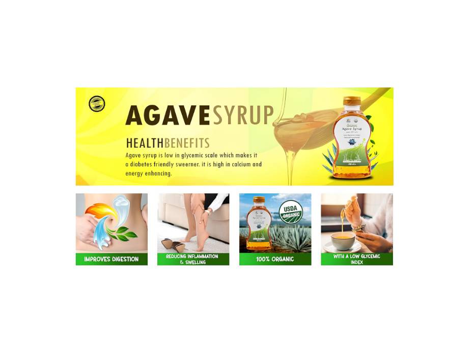 Down To Earth, Natural Organic Agave Syrup, 450ml