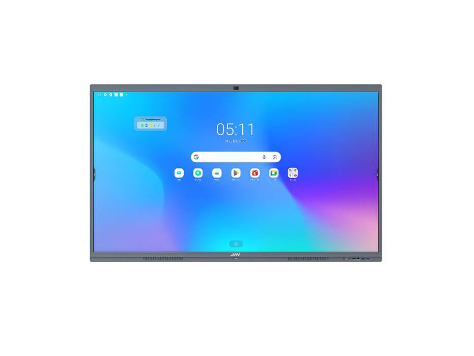 JAV Smart Board H10S Pro Series Google EDLA-Certified 4K Interactive Whiteboard for Office & Classroom Dual 48 MP AI Cameras, 2 x16W Soundbar, Android 14 OS 8GB+128GB, 55 Inch, Wall Mount Included