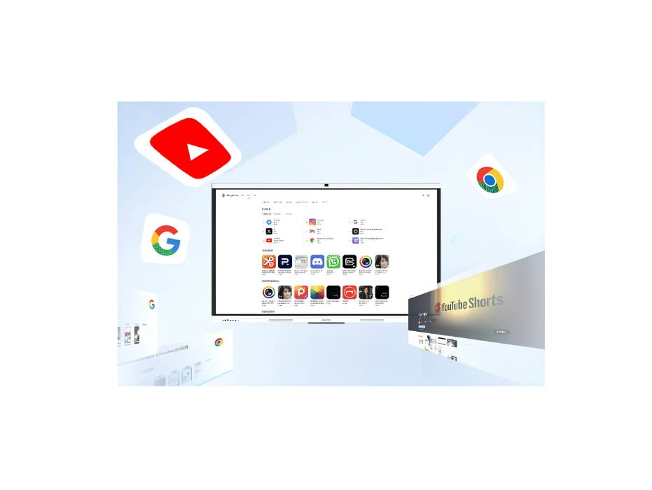 METZ 65" S Series Interactive Flat Panel Display, 4K UHD 60Hz, 400 nits, 48MP Camera, Android 13 & Windows | 65S