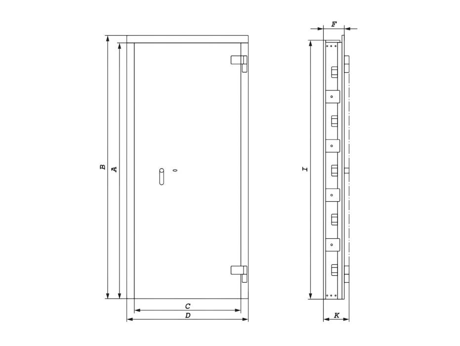 Valberg Vault Door EVD 1 EL + KL