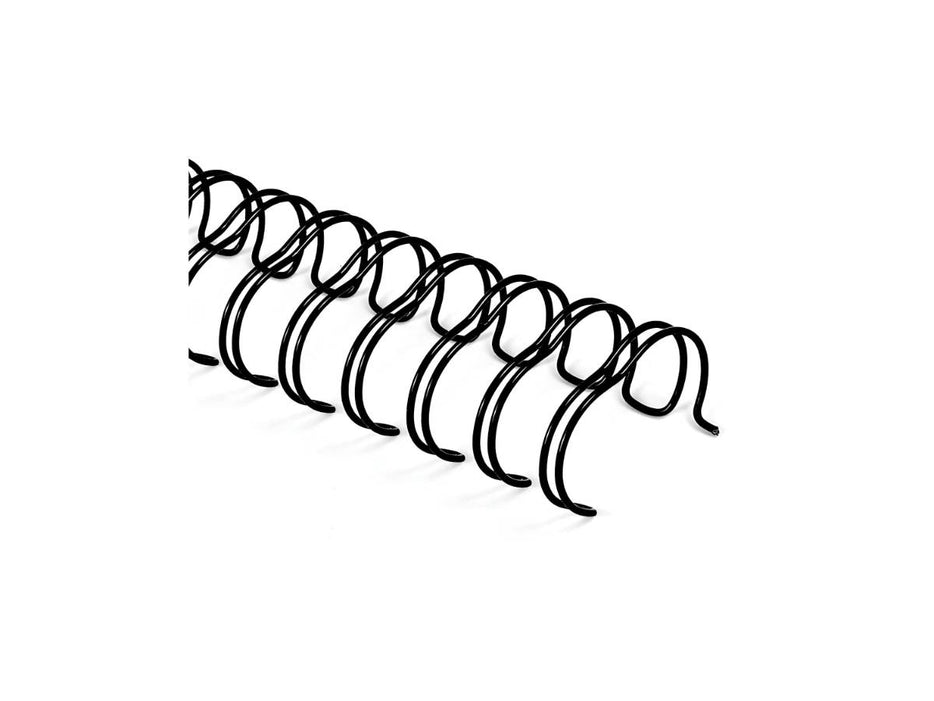 TPPS Binding Ring Wire 3:1 7.9mm (5/16") 34 loops 100/box, Black
