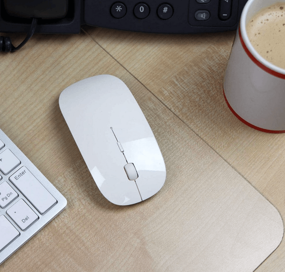 Floortex PolyCarbonate Desk Mats 43cm x 56cm Smooth Clear (FLOORTEXFPDE1722RA) - Altimus