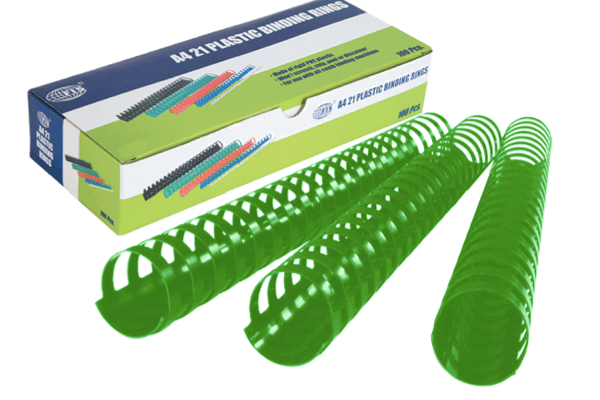 32mm Comb Binding Rings 50-Box Green - Altimus