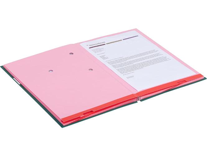 Elba 41403 Signature Book, 20 Compartments, PVC Cover, Green - Altimus