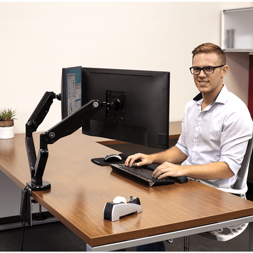 Fellowes Platinum Series Dual Monitor Arm (8042501) - Altimus