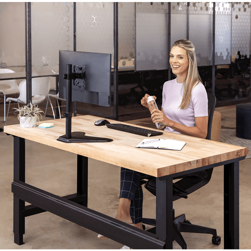 Fellowes Professional Series Freestanding Single Monitor Arm (8049601) - Altimus