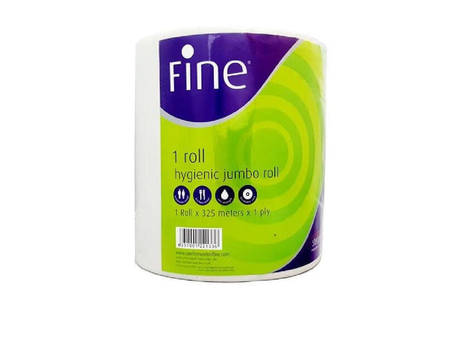 Fine Hygienic Jumbo Roll (325m x 1 Ply) - Altimus