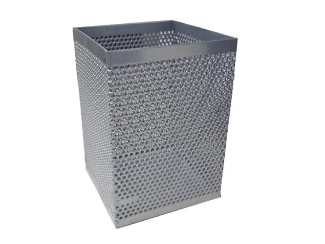 Deluxe Metal Mesh Pen Holder, Square, Silver - Altimus