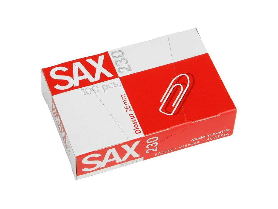 Sax Paper Clips 230, 26mm, 100clips-pack - Altimus