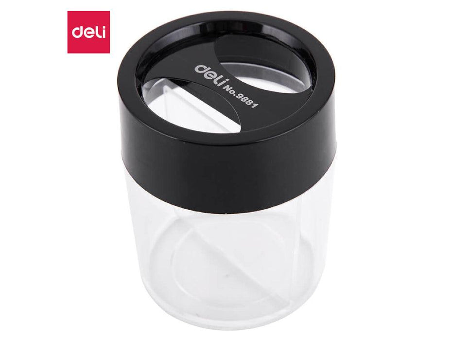 DELI Round Magnetic Clip Dispenser, Black - Altimus