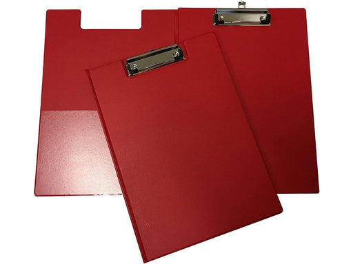 PVC Foldable Clip Board A4, Red - Altimus