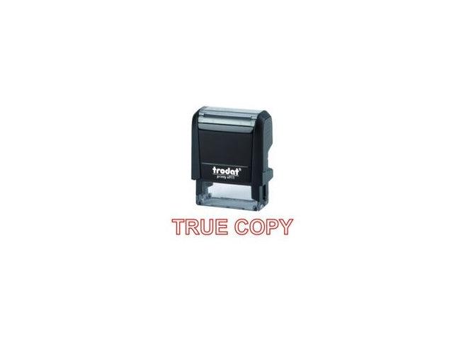 Trodat Printy 4911 Stamp "TRUE COPY" - Red - Altimus